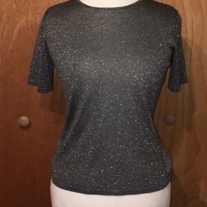 Short sleeve sparkly shirt